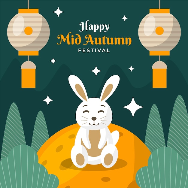 A poster for mid autumn festival.