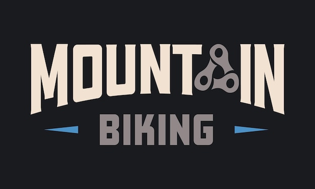 Vector a poster for mountain bike with the words mountain bike on it