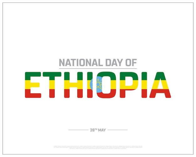 A poster for national day of ethiopia.