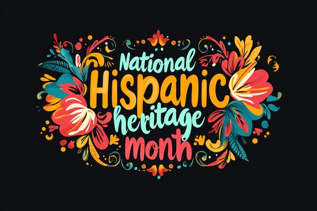 a poster for national mexican national history month