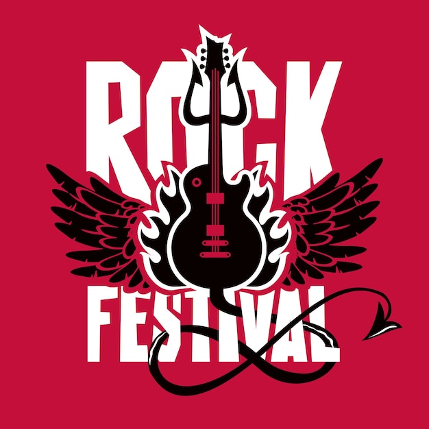 poster for rock festival