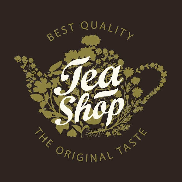 poster for tea shop