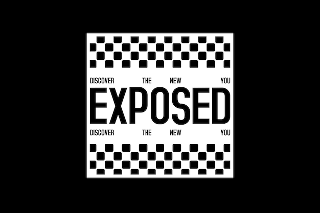 A poster that says'expose'on it