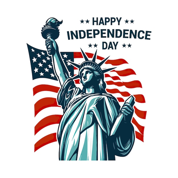 a poster that says happy independence day on it