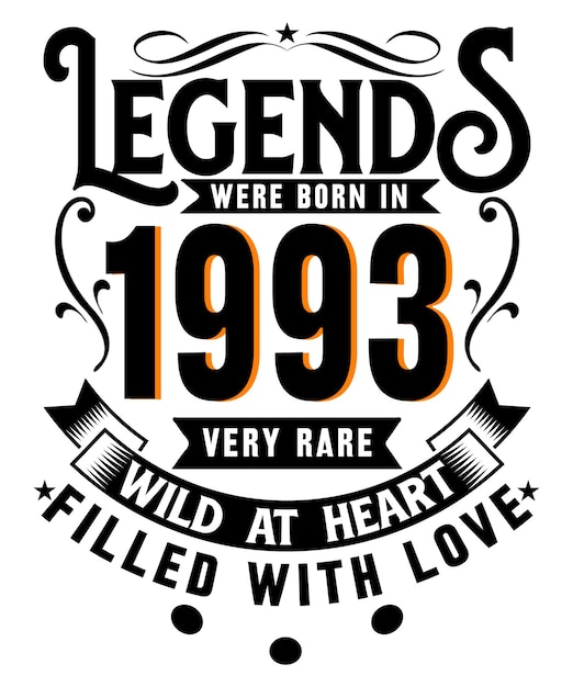 A poster that says'legends were born in 1994'on it