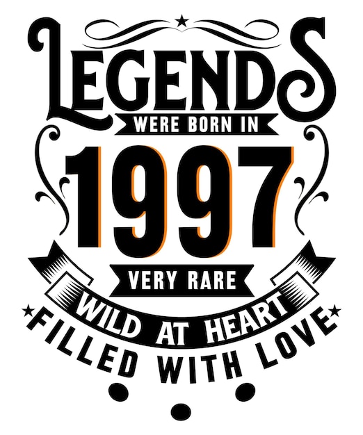 A poster that says'legends were born in 1999'on it