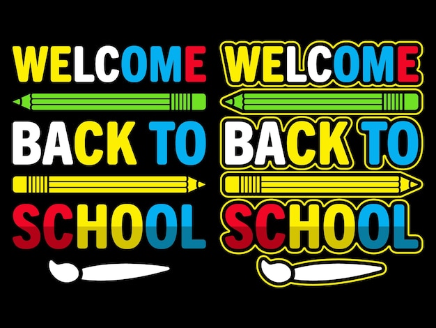 a poster that says welcome back to school with the words welcome back to school