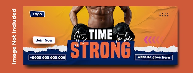 Vector a poster for the time of the year is shown with a man lifting weights