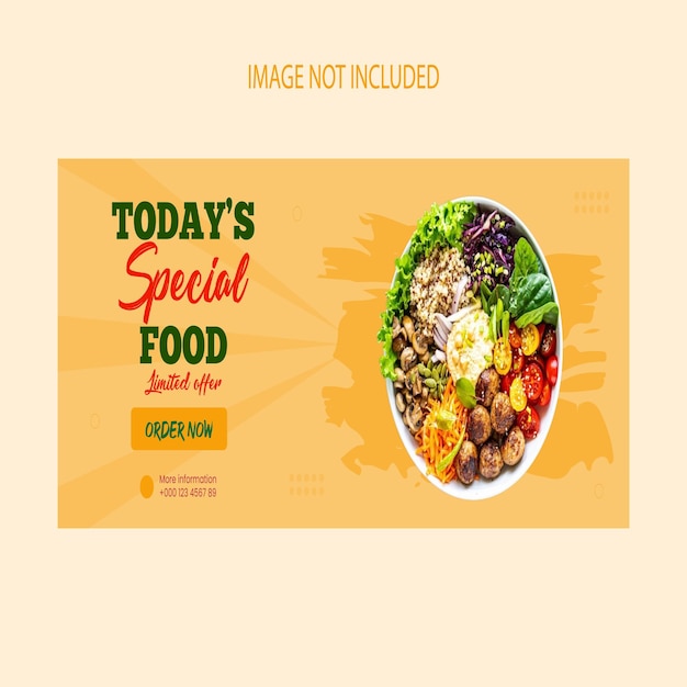 a poster for todays food that says todays food