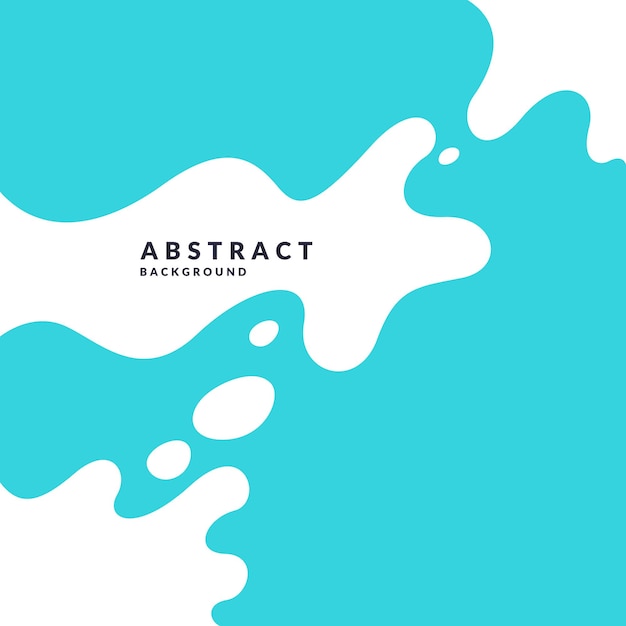 Poster with dynamic waves Vector illustration in minimal style Abstract background