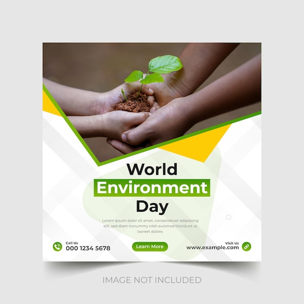 A poster for world environment day