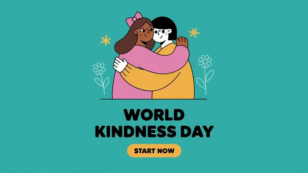 Vector a poster for world kindness day day