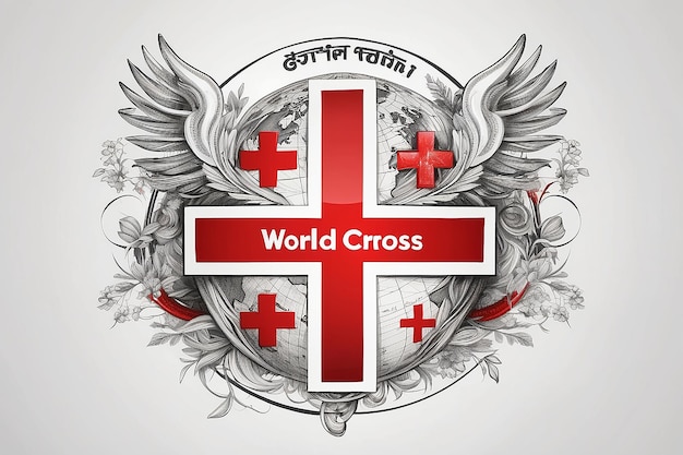 Poster for world Red Cross Day It is a health awareness concept celebrated on May 8