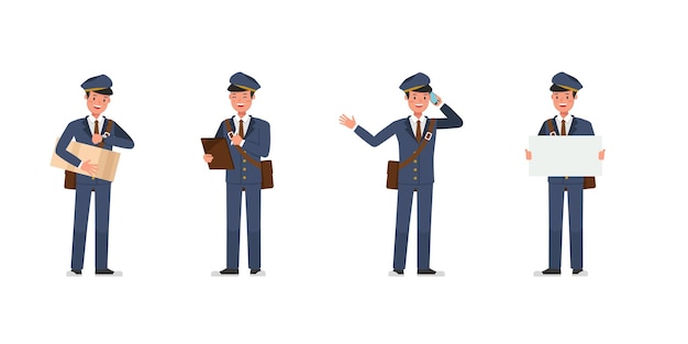 Postman character design