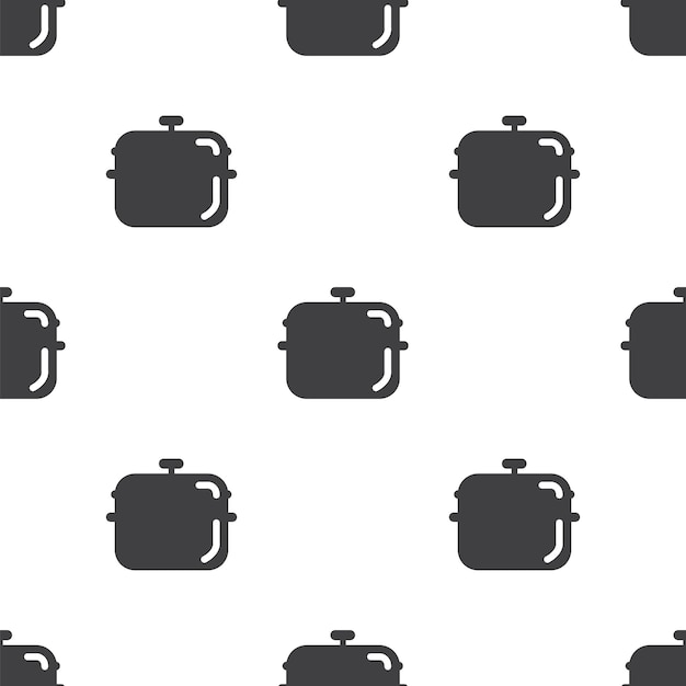 Pot, vector seamless pattern, Editable can be used for web page backgrounds, pattern fills