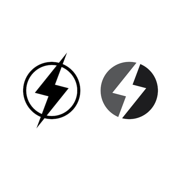 Power Battery Logo icon vector illustration Design TemplateBattery Charging vector iconBattery power and flash lightning bolt logo