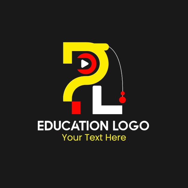 PPL letter logo, Education logo creative ads.