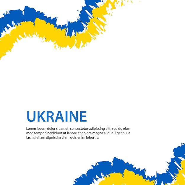 Pray for peace Ukraine Vector flat illustration on white background concept of Praying mourning humanity No war