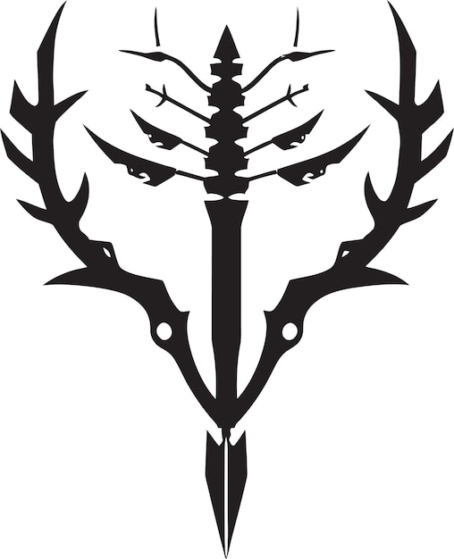 Precision Personified Hunters Crossbow Vector Art