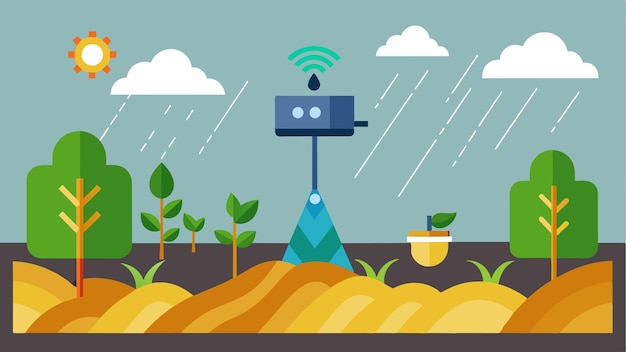 Vector precision soil moisture sensors allow farmers to better understand the waterretention capabilities