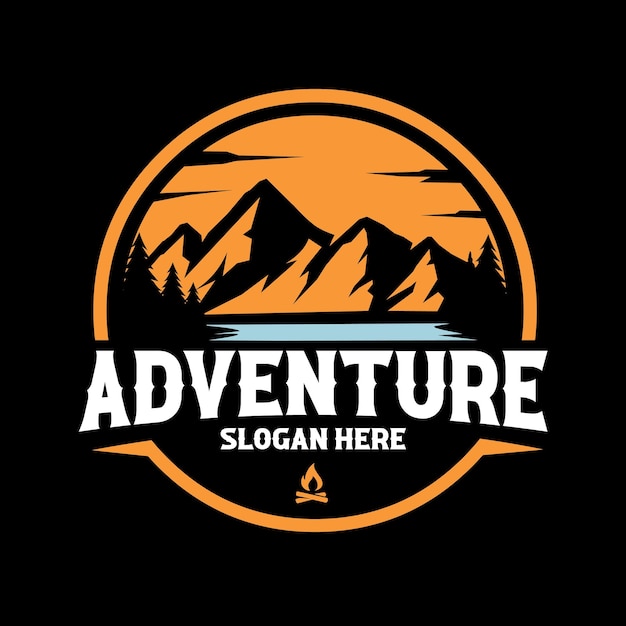 Premium adventure mountain outdoor logo Best for outdoor sport and mountain related logo