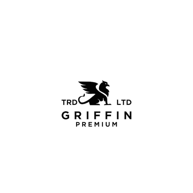 Premium black Griffin Design Logo