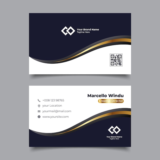 Premium Business Card Name Template