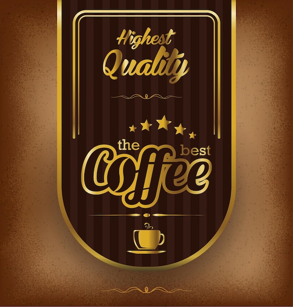 Vector premium coffee logo vector