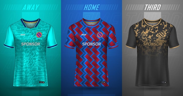 Premium collection of soccer jerseys