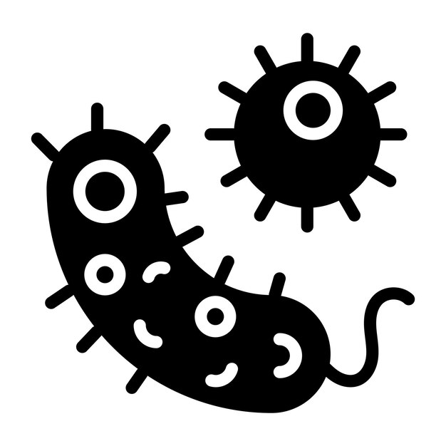 Vector premium download icon of germs