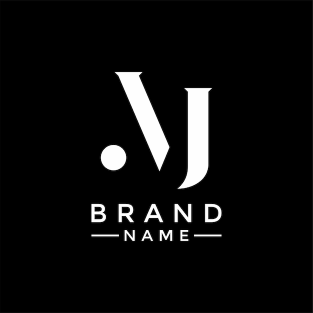 Premium and elegant initial MJ logotype concept