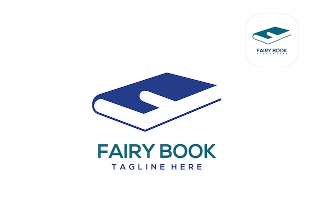 Premium Fairy Book Letter F r Logo Template