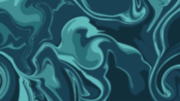 Vector premium flow turquoise liquid marble textured backgrounds wavy psychedelic vector