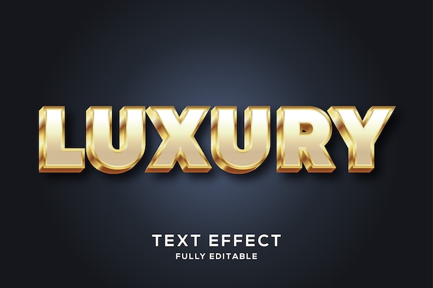 Premium Gold Royal Text Effect