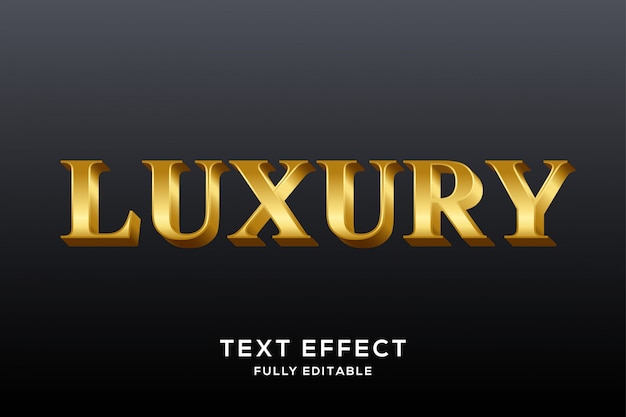 Premium Gold Text Effect