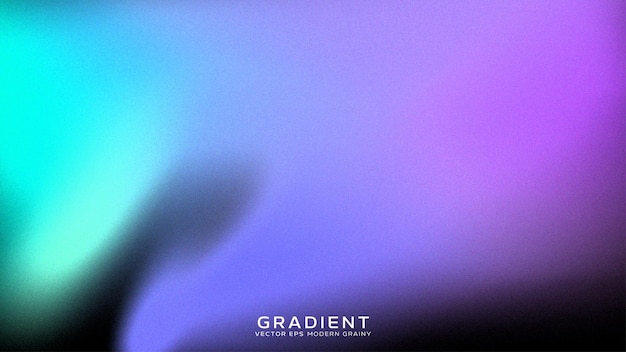 Premium Grainy soft mix purple cyan blue pastel gradient holographic background vector