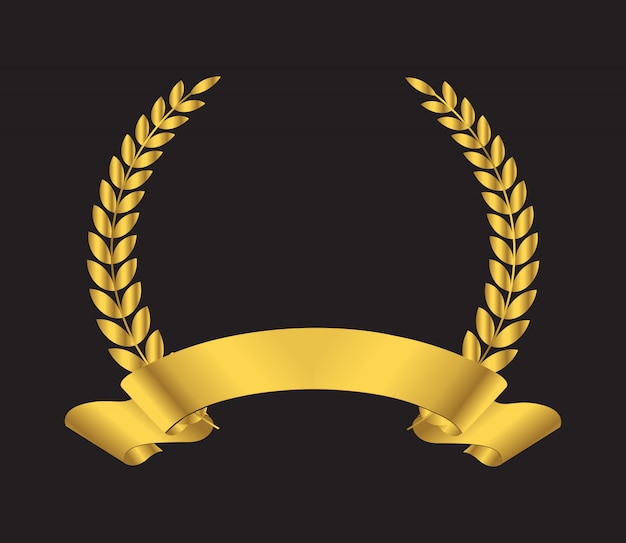 Premium laurel wreath icon