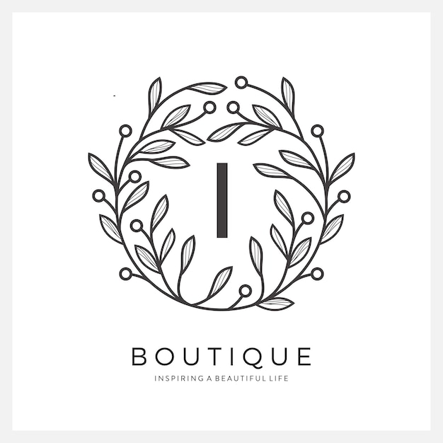 Premium letter I logo design for Luxury, Restaurant, Royalty, Boutique, Hotel, Jewelry, Fashion