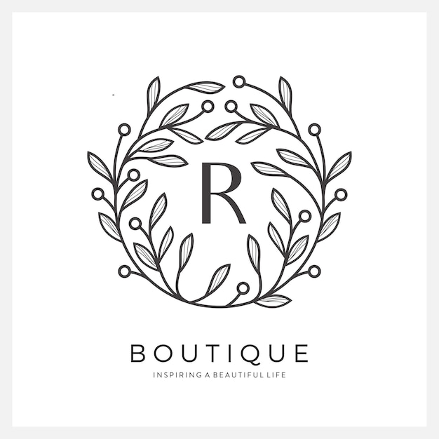 Premium letter R logo design for Luxury, Restaurant, Royalty, Boutique, Hotel, Jewelry, Fashion