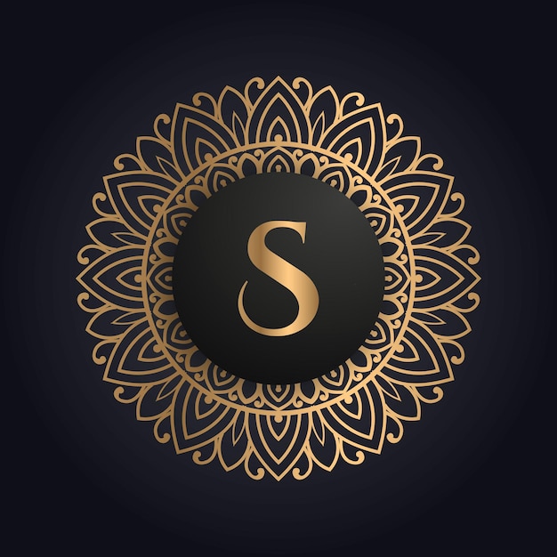 Premium letter S logo icon design. Luxury jewelry frame gem edge logotype. Beauty, Fashion, Spa icon