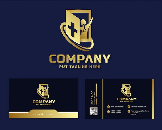 Premium luxury Medical hospital logo Template for company