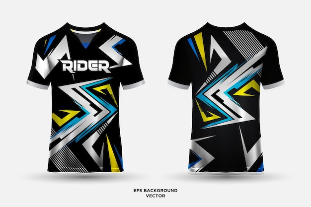 Premium and modern sports jersey design background vector