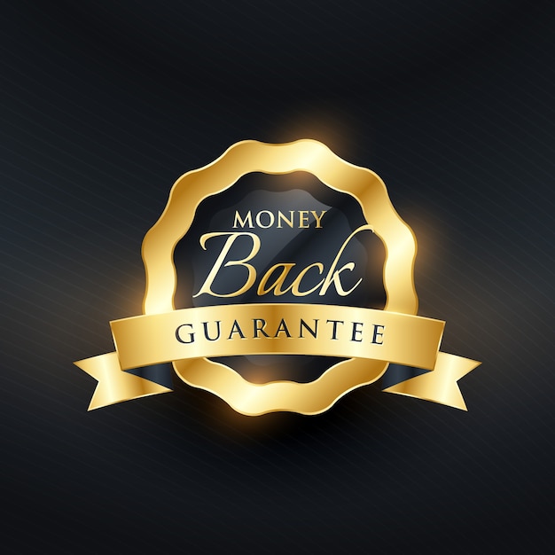 Premium money back label design