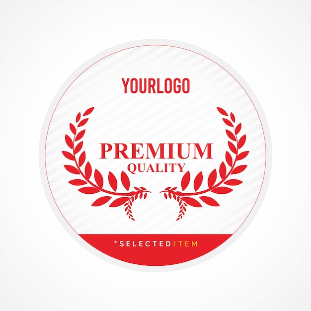 Premium Quality Product Badge Vector icon Logo