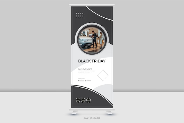 Vector premium roll banner design