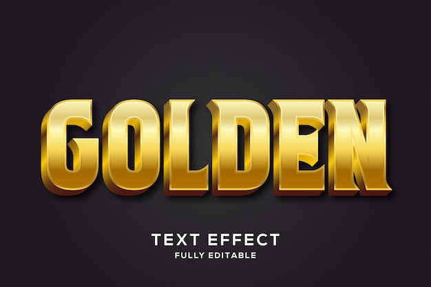 Premium Royal Gold Text Style Effect