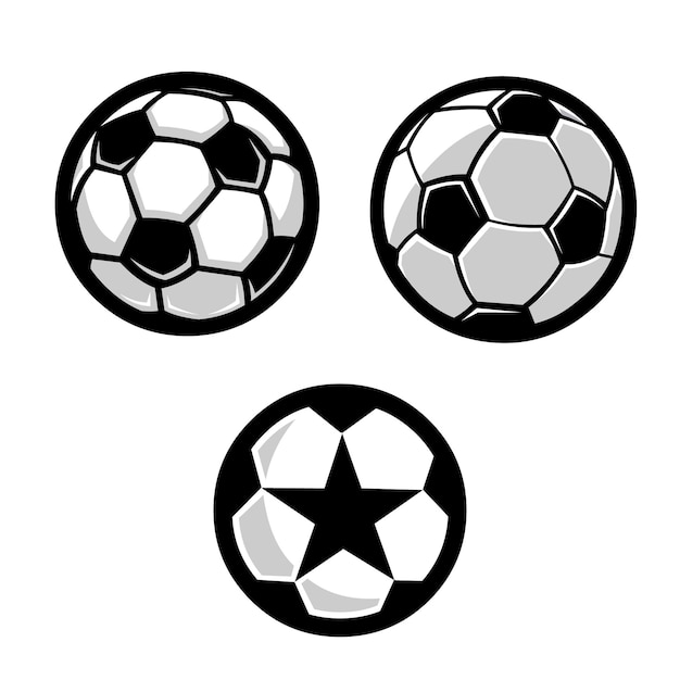 Premium soccer ball vector isolated. Football vector in white background