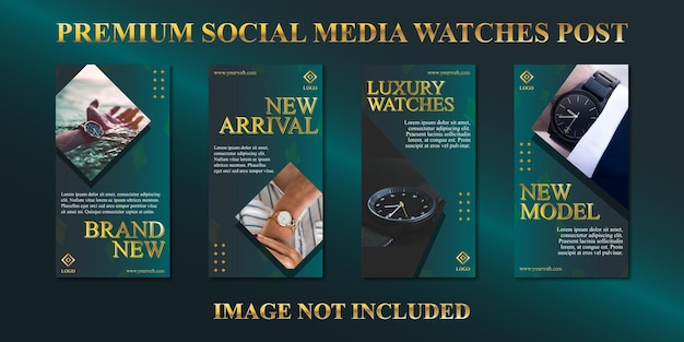 Premium Social Media Watches Story Post