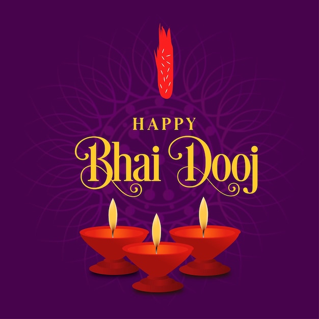 Premium Vector Bhai Dooj Illustration Stock