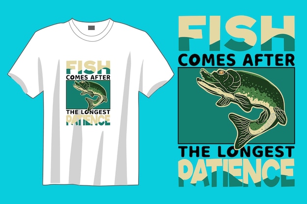 Premium Vector fishing t shirt design